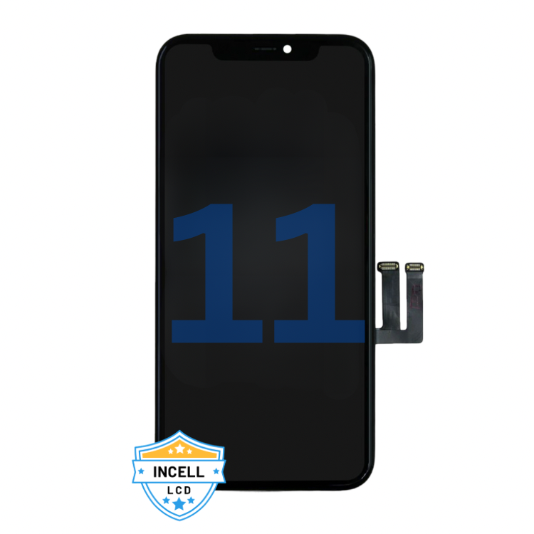 iPhone 11 LCD Screen w/Metal Plate (Premium INCELL)