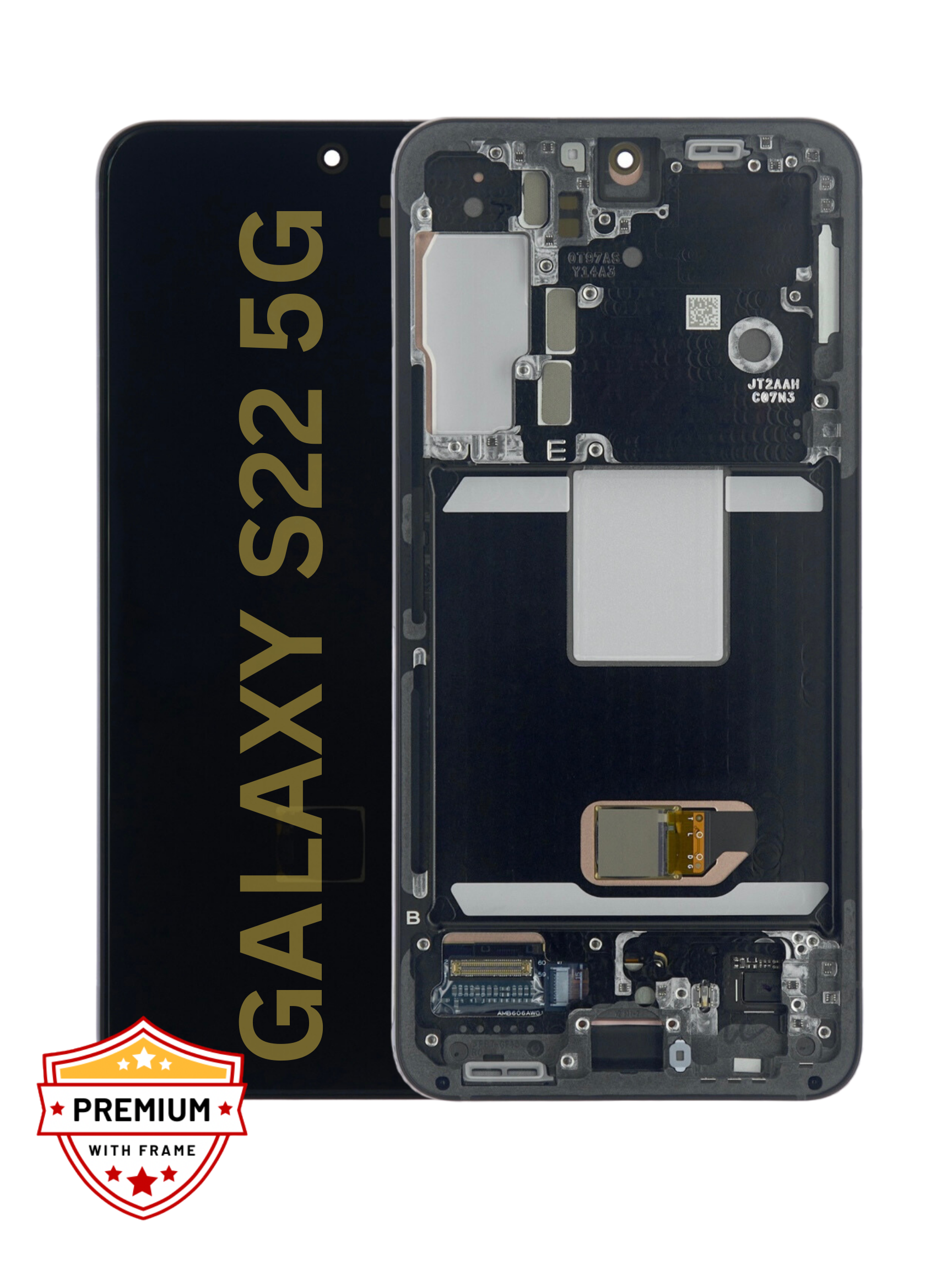 (Refurbished) Samsung Galaxy S22 OLED Display with Frame (Green)