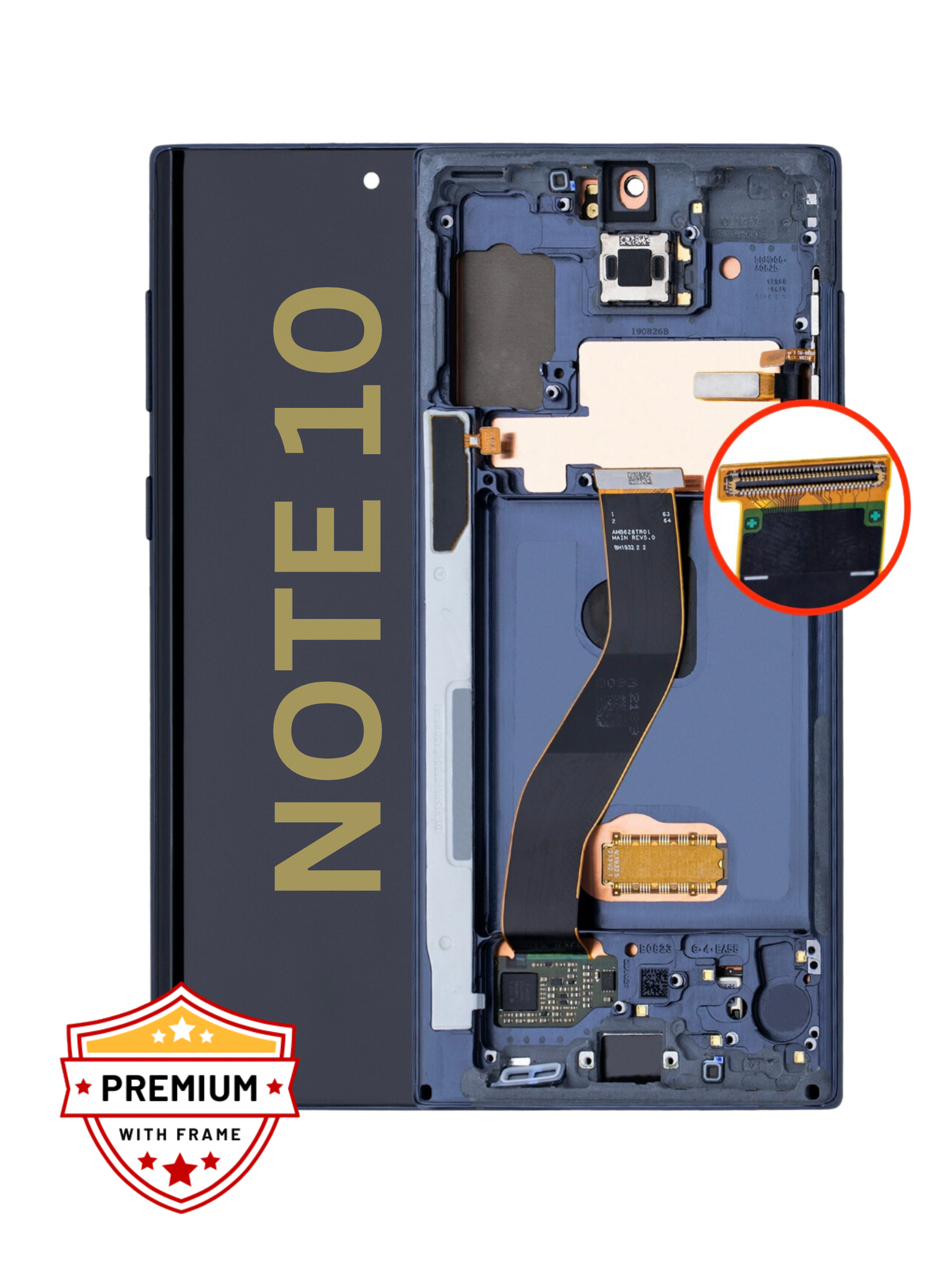 [Refurbished] Samsung Galaxy Note 10 OLED Display with Frame (Aura Glow)