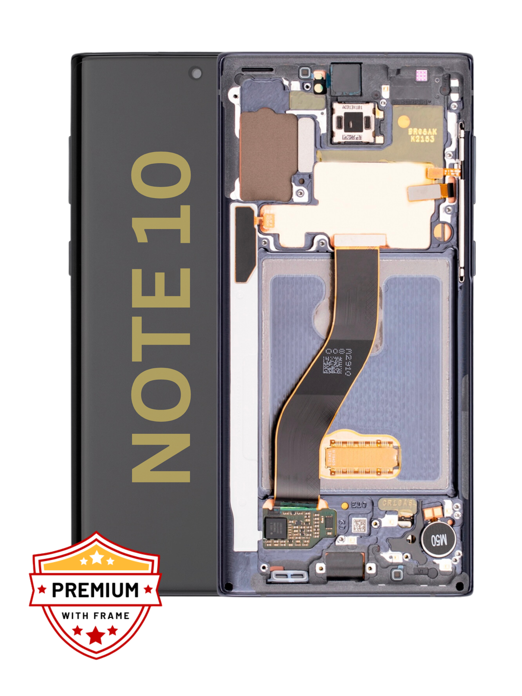 [Refurbished] Samsung Galaxy Note 10 OLED Display with Frame (Black)
