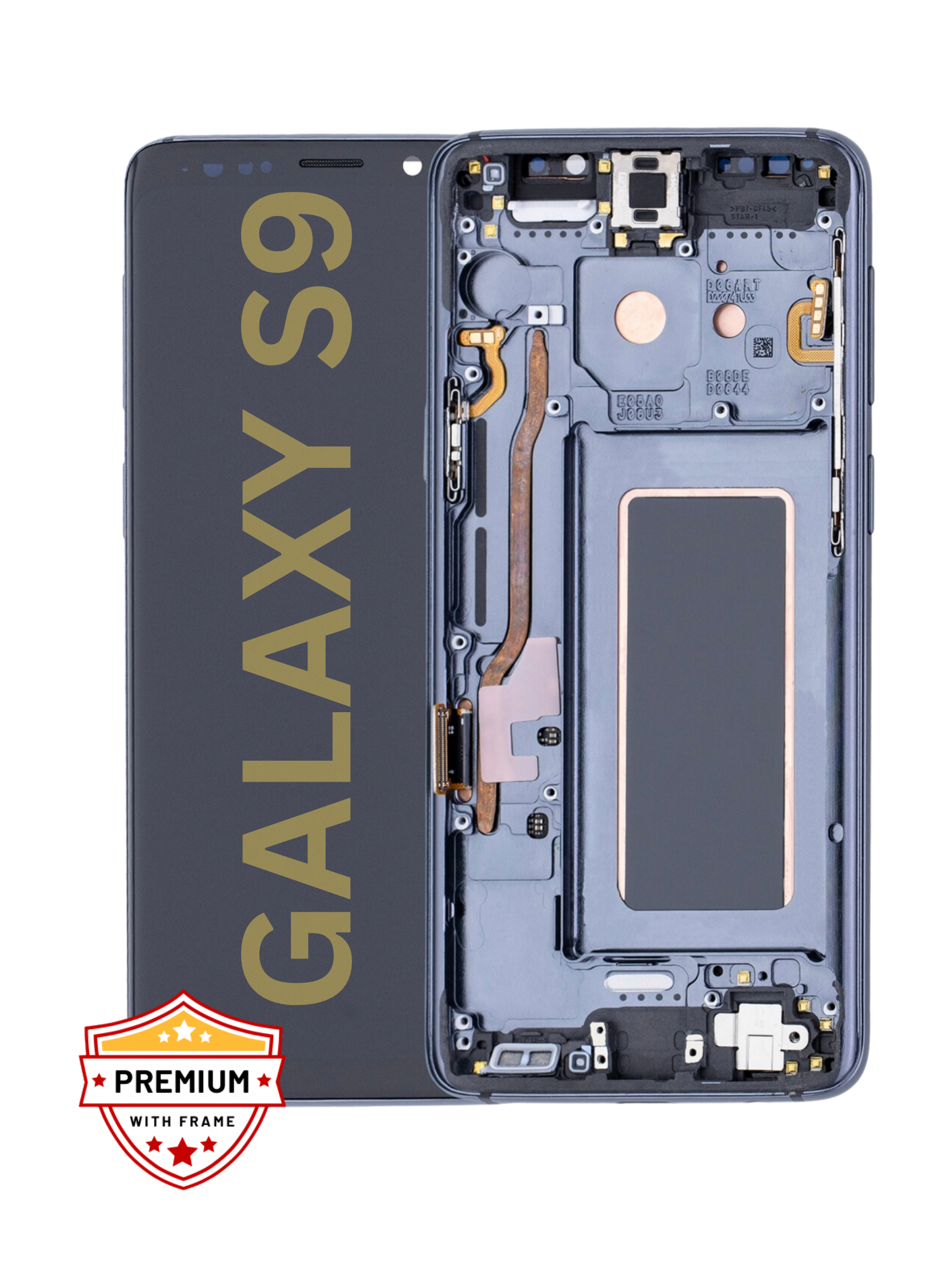 (Refurbished) Samsung Galaxy S9 OLED Display with Frame (Gray)