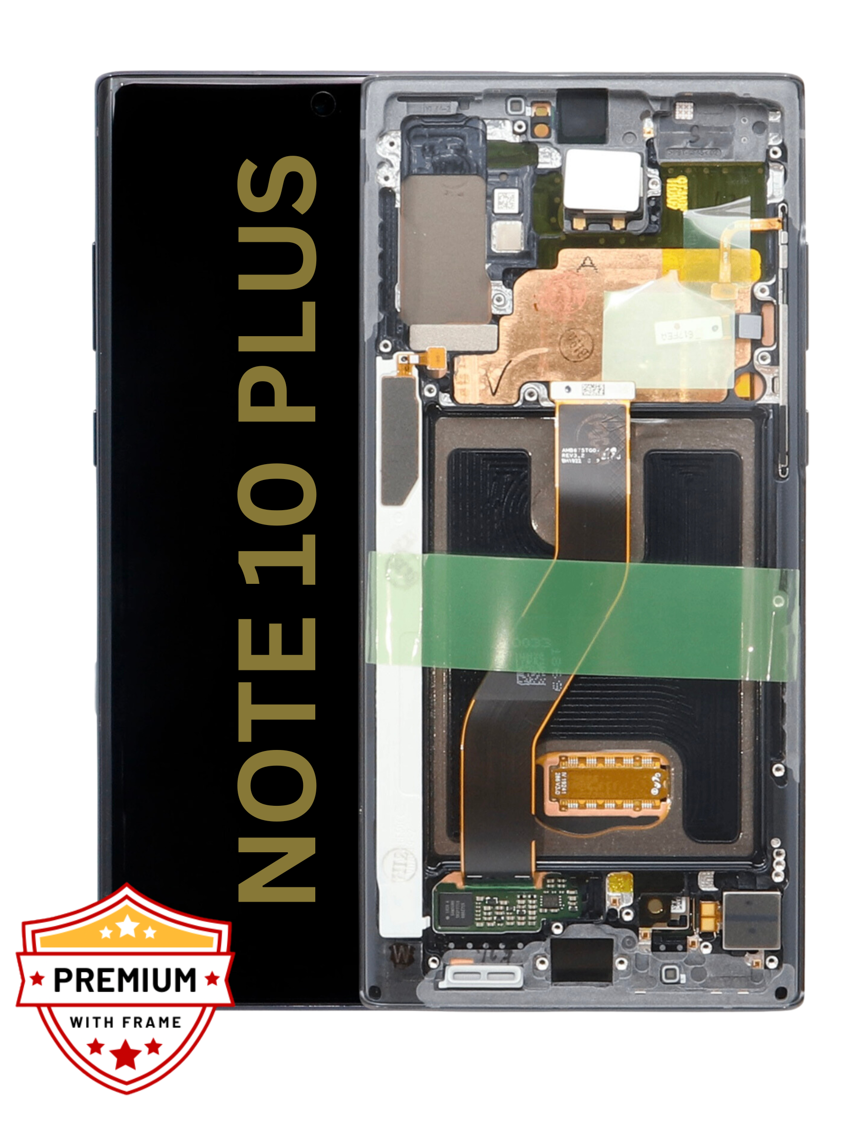 [Refurbished] Samsung Galaxy Note 10 Plus OLED Display with Frame (Black)