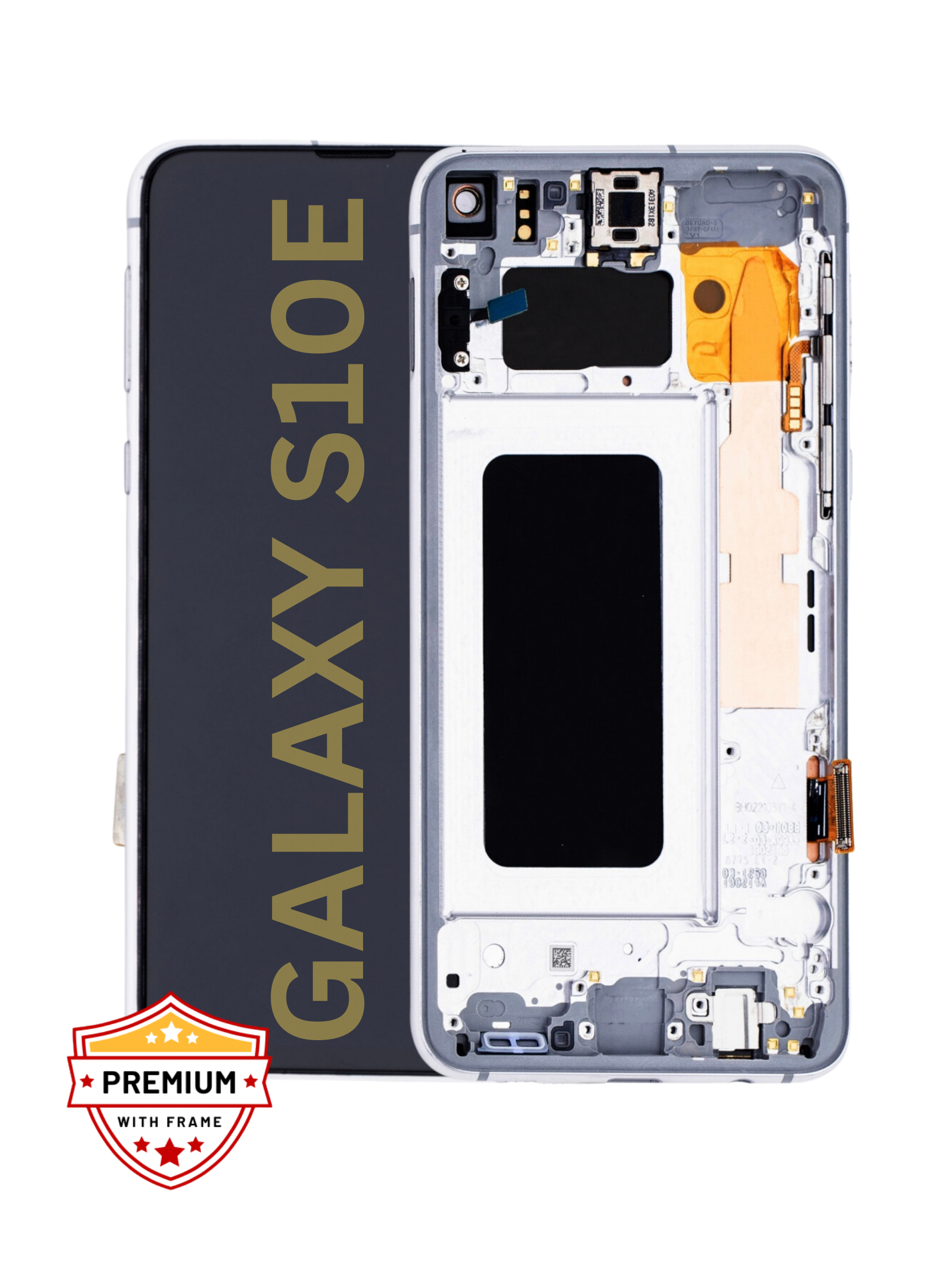 (Refurbished) Samsung Galaxy S10e OLED Display with Frame (White)