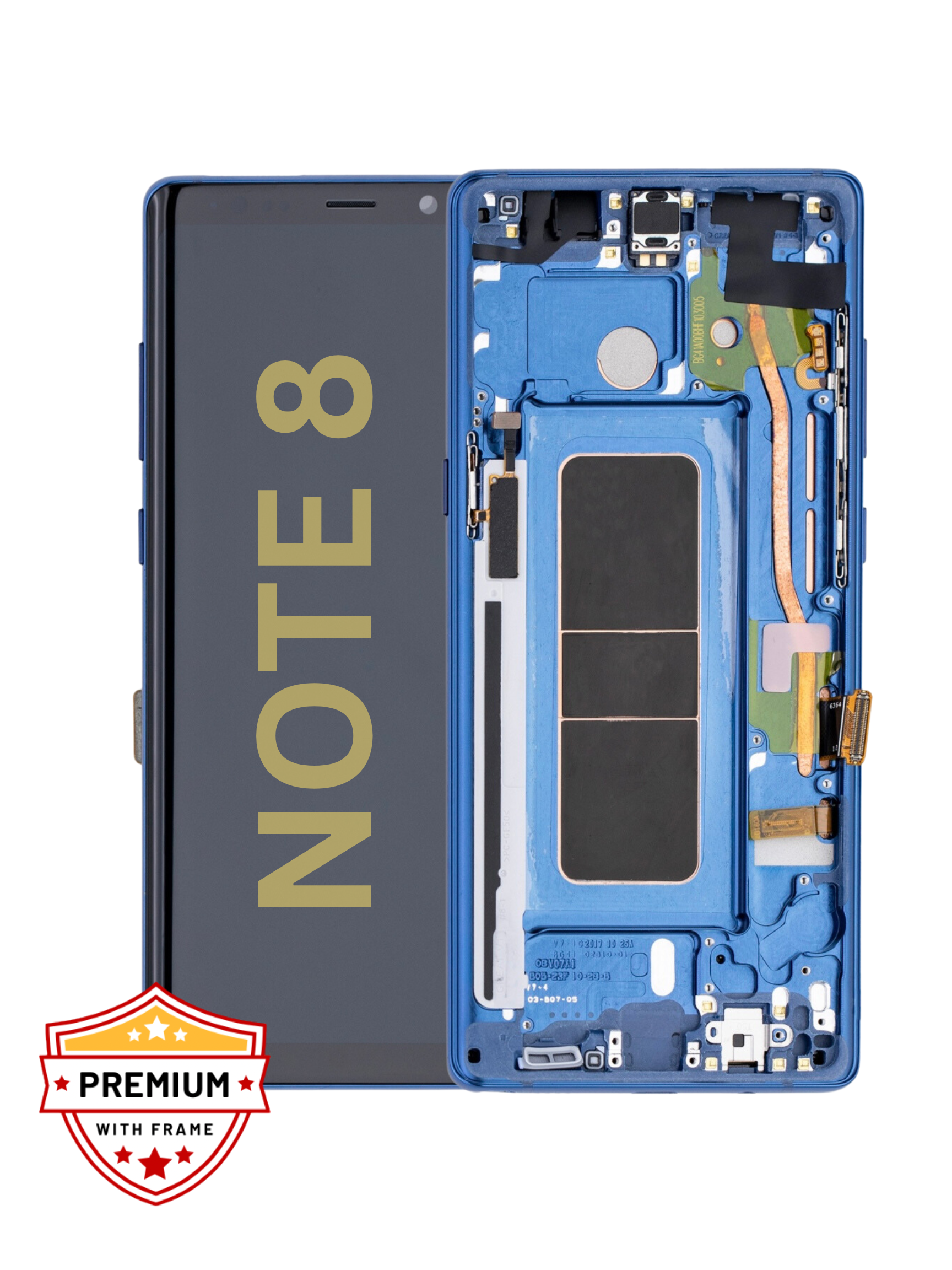 [Refurbished] Samsung Galaxy Note 8 OLED Display with Frame (Blue)