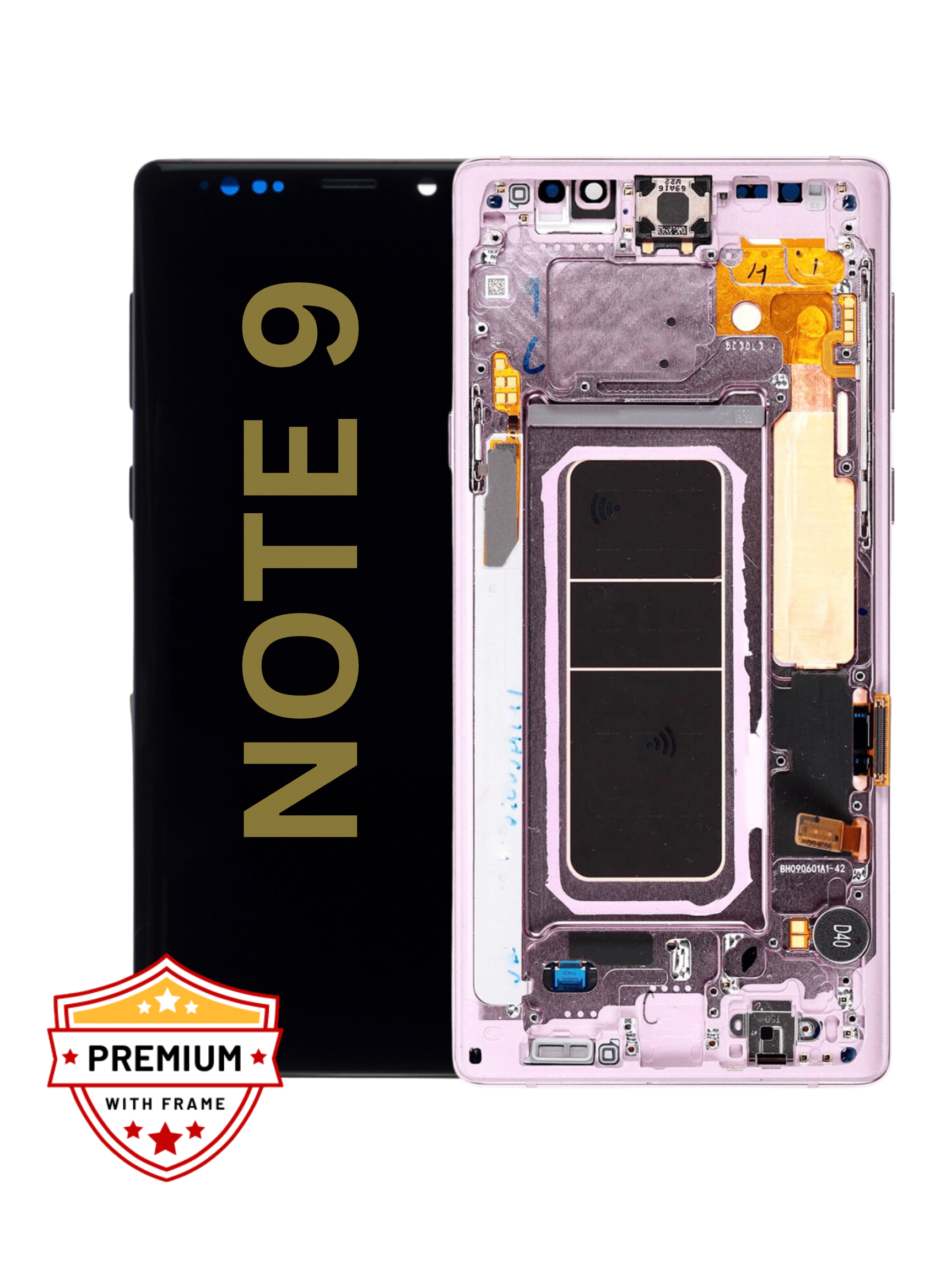 [Refurbished] Samsung Galaxy Note 9 OLED Display with Frame (Purple)