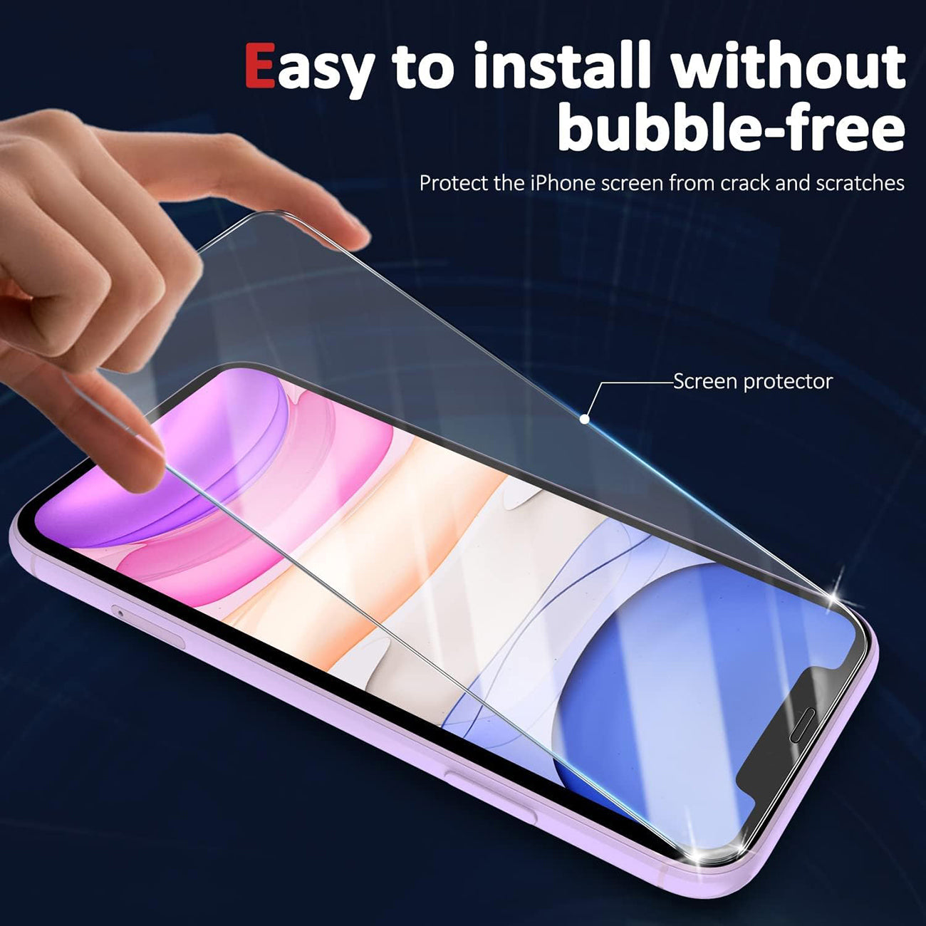 Premium Single retail Pack 2.5D Tempered Glass for iPhone 11 / iPhone XR