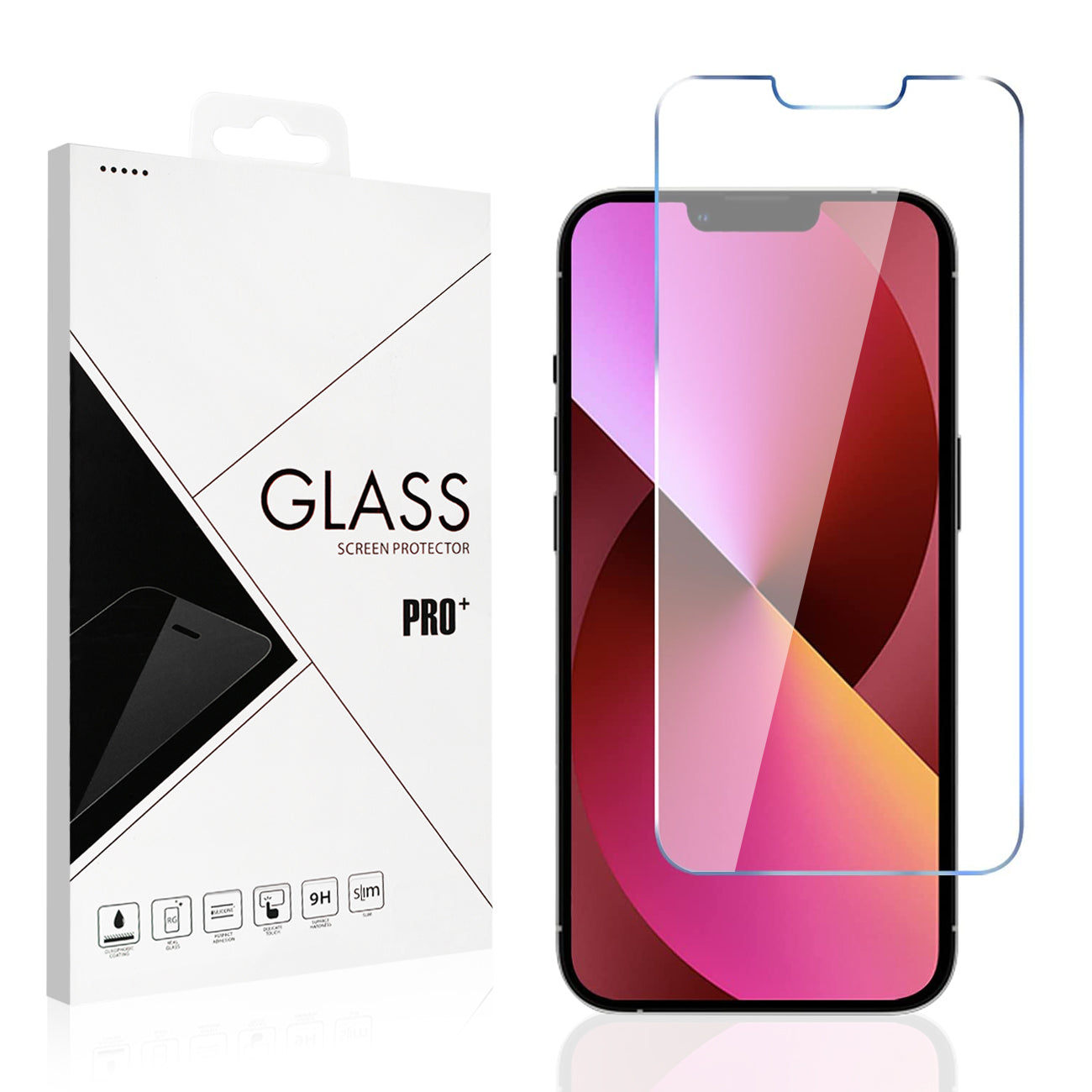 Premium Single retail Pack 2.5D Tempered Glass for iPhone 13 Mini 5.4 INCH