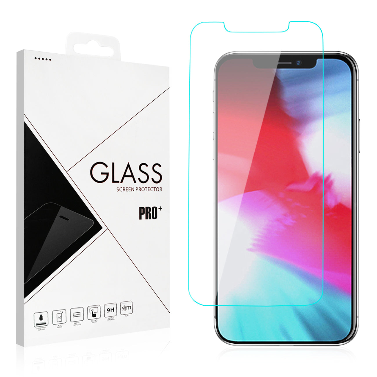 Premium Single retail Pack 2.5D Tempered Glass for iPhone 12 Pro Max 6.7 INCH