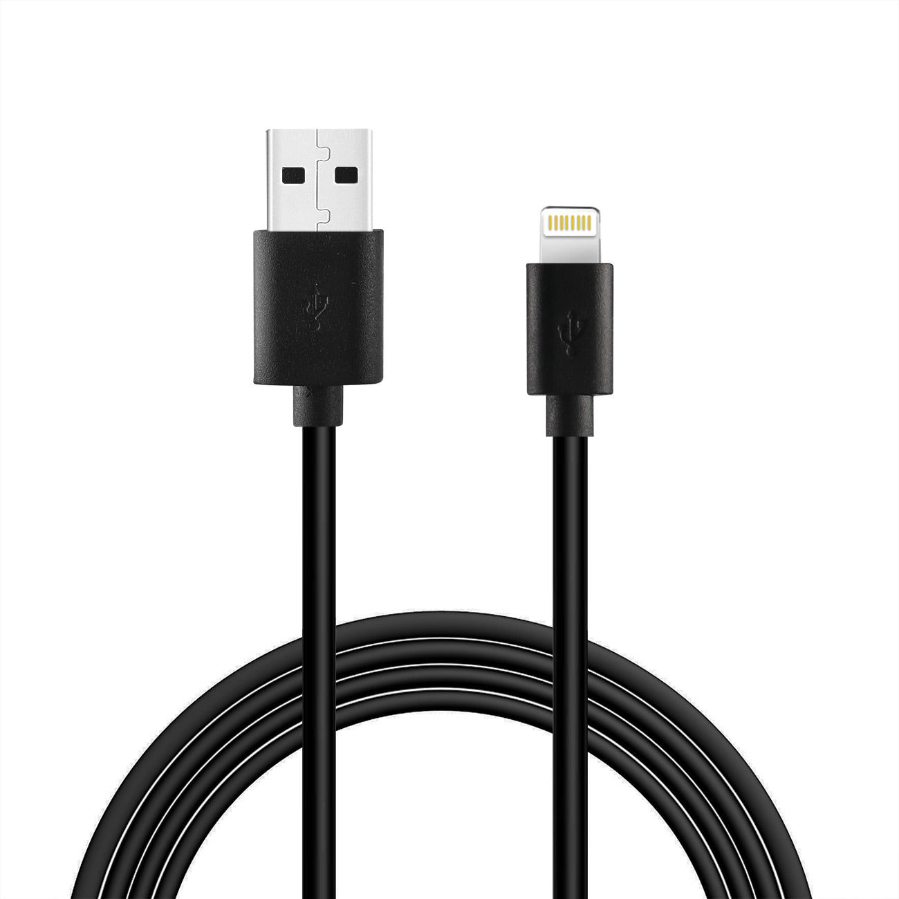 Lightning USB 2.0 Data Cable (3.3FT) (Black)