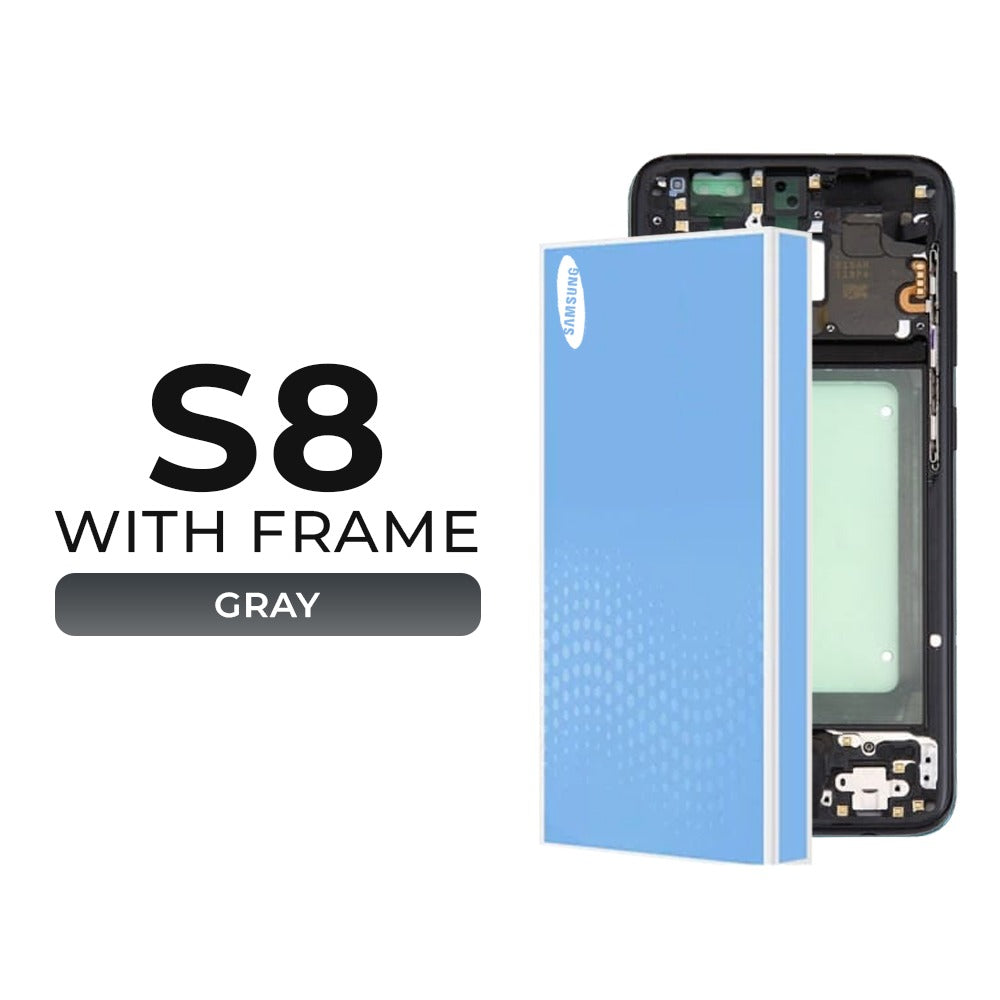 (Refurbished) Samsung Galaxy S8 OLED Display with Frame (Maple Gold)