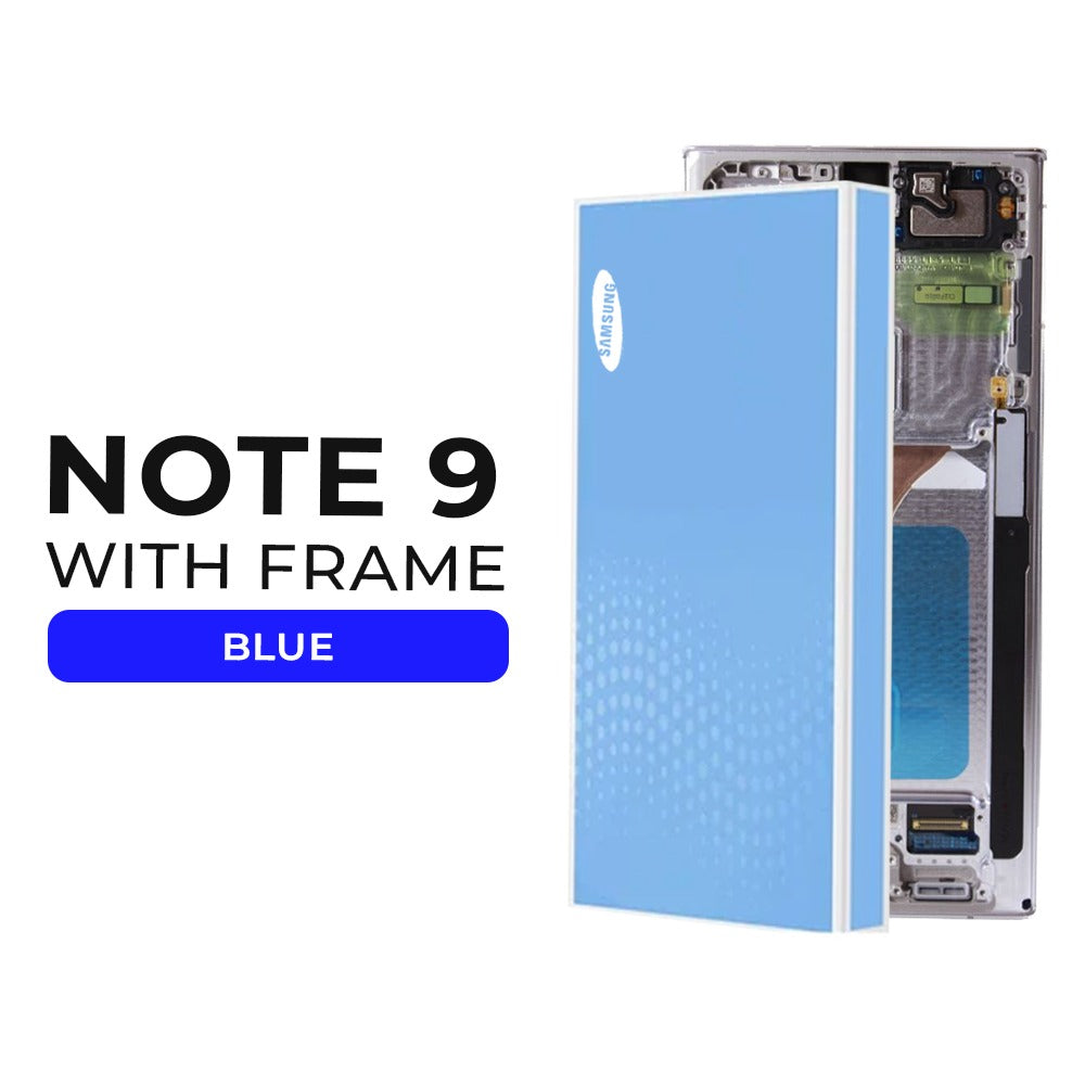 [Refurbished] Samsung Galaxy Note 9 OLED Display with Frame (Blue)