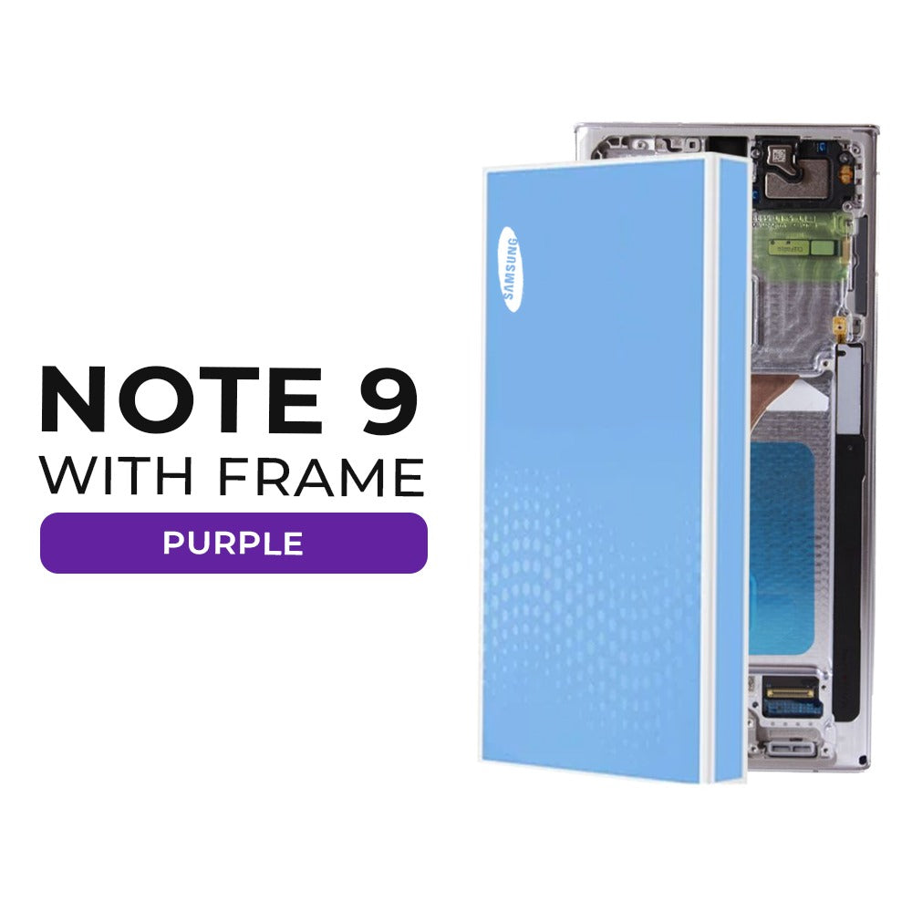 [Refurbished] Samsung Galaxy Note 9 OLED Display with Frame (Purple)