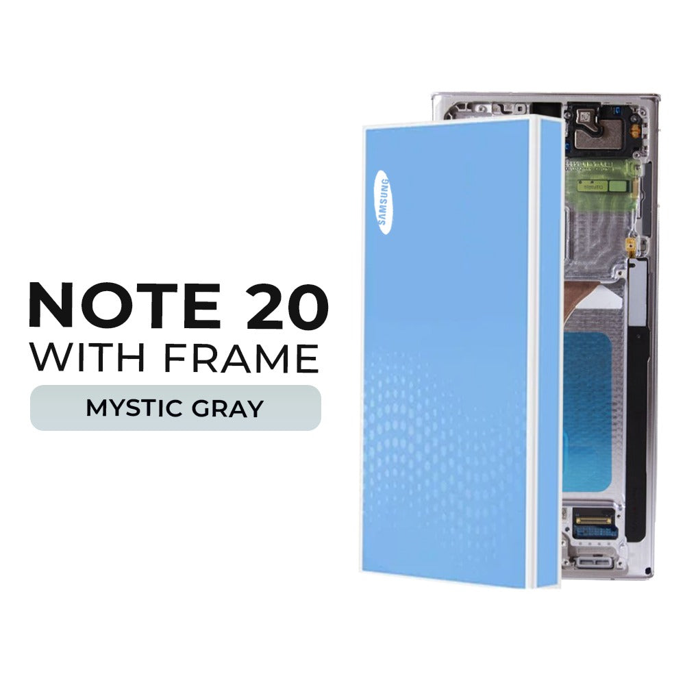[Refurbished] Samsung Galaxy Note 20 OLED Display with Frame (Mystic Gray)