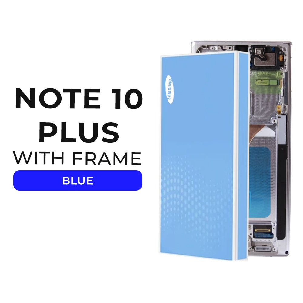 [Refurbished] Samsung Galaxy Note 10 Plus OLED Display with Frame (Blue)