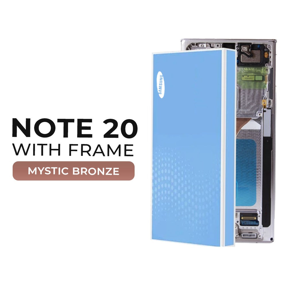 [Refurbished] Samsung Galaxy Note 20 OLED Display with Frame (Mystic Bronze)