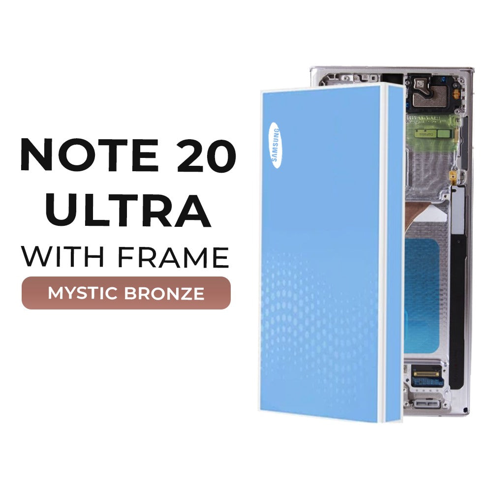 [Refurbished] Samsung Galaxy Note 20 Ultra OLED Display with Frame (Mystic Bronze)