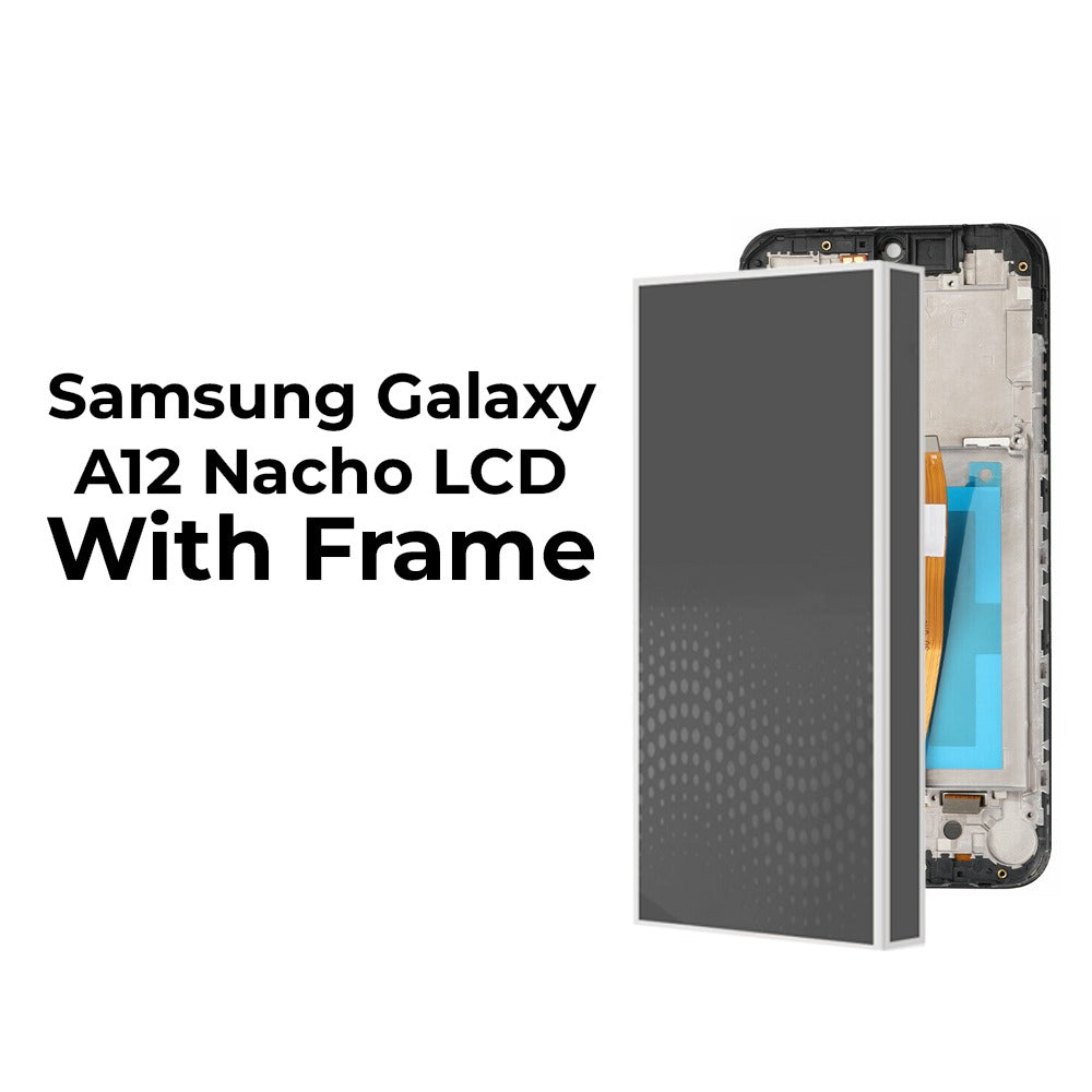 Samsung Galaxy A12 Nacho LCD Display With Frame (A127-2020 ; Premium)