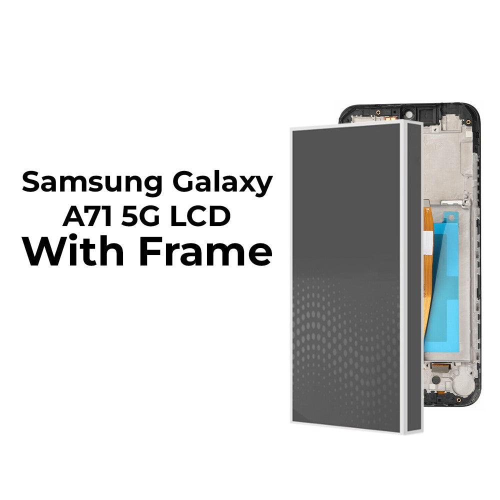 Samsung Galaxy A71 5G LCD Display With Frame (A716U-2020 ; Premium/Non-Verizon)